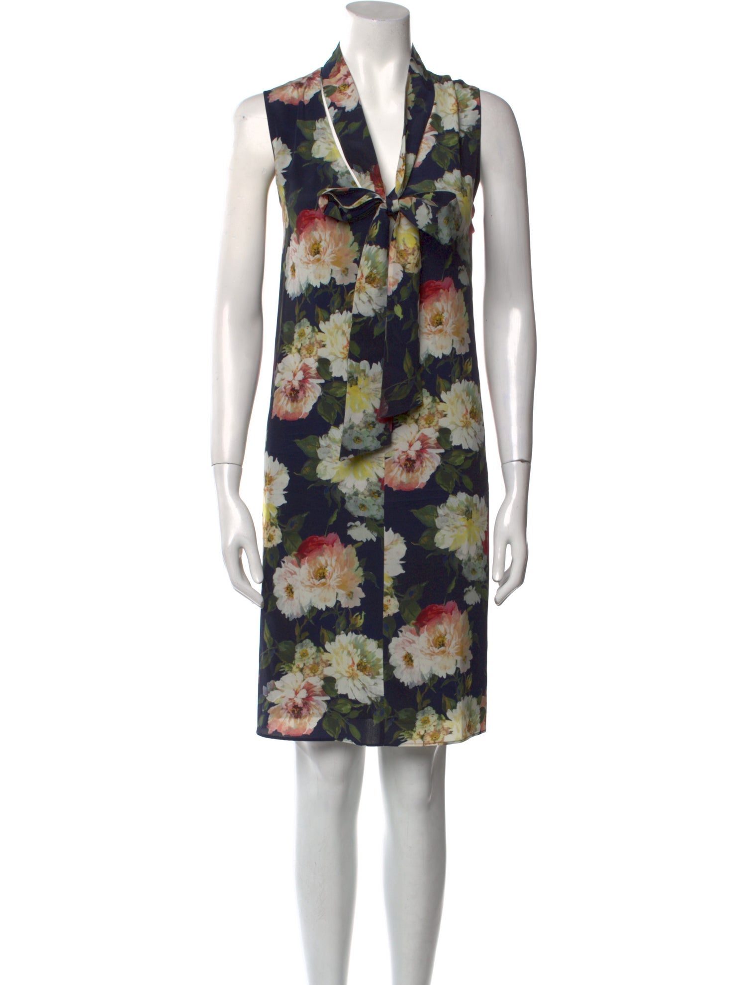 Lafayette 148 Silk Knee-Length Dress