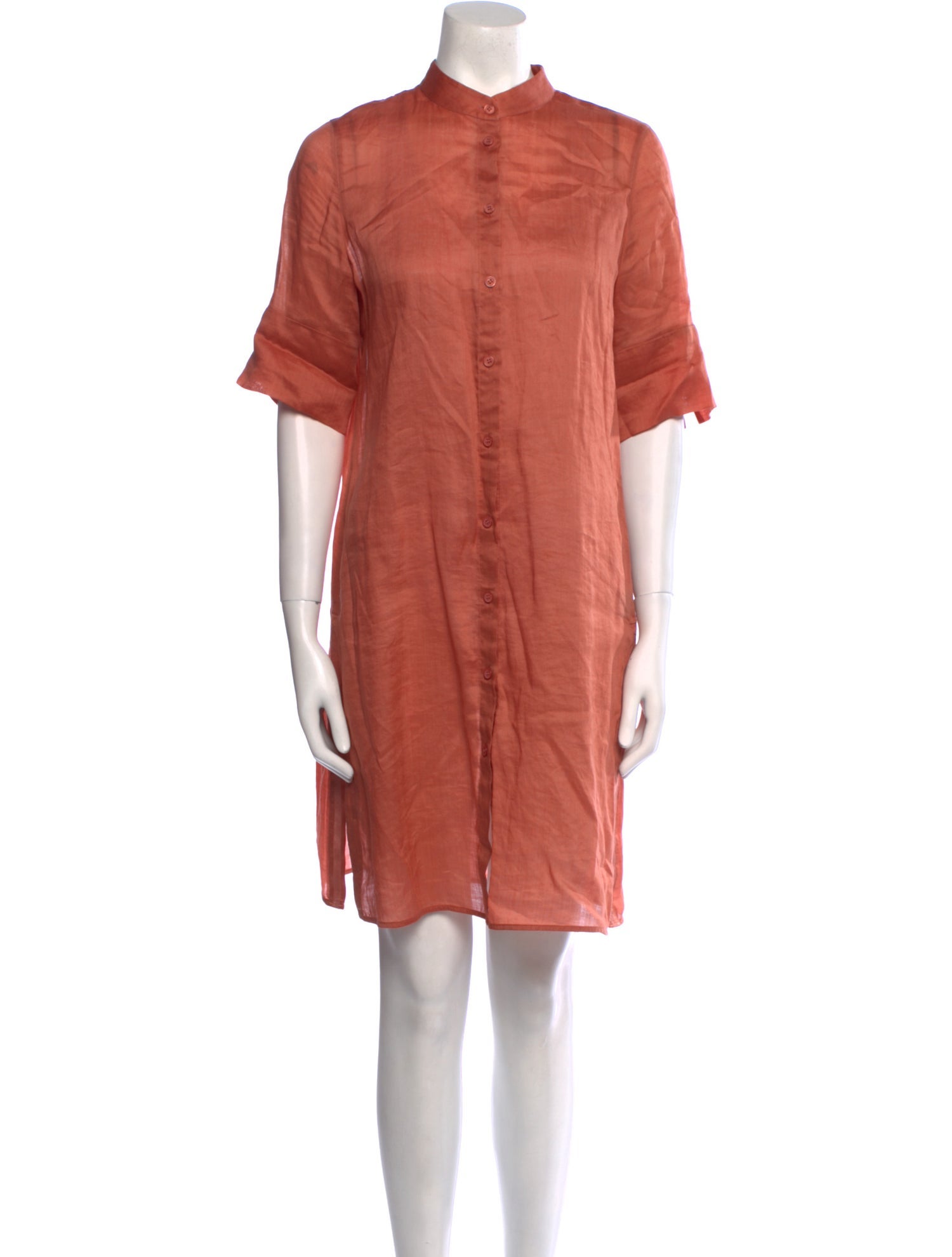 Lafayette 148 Mock Neck Mini Dress