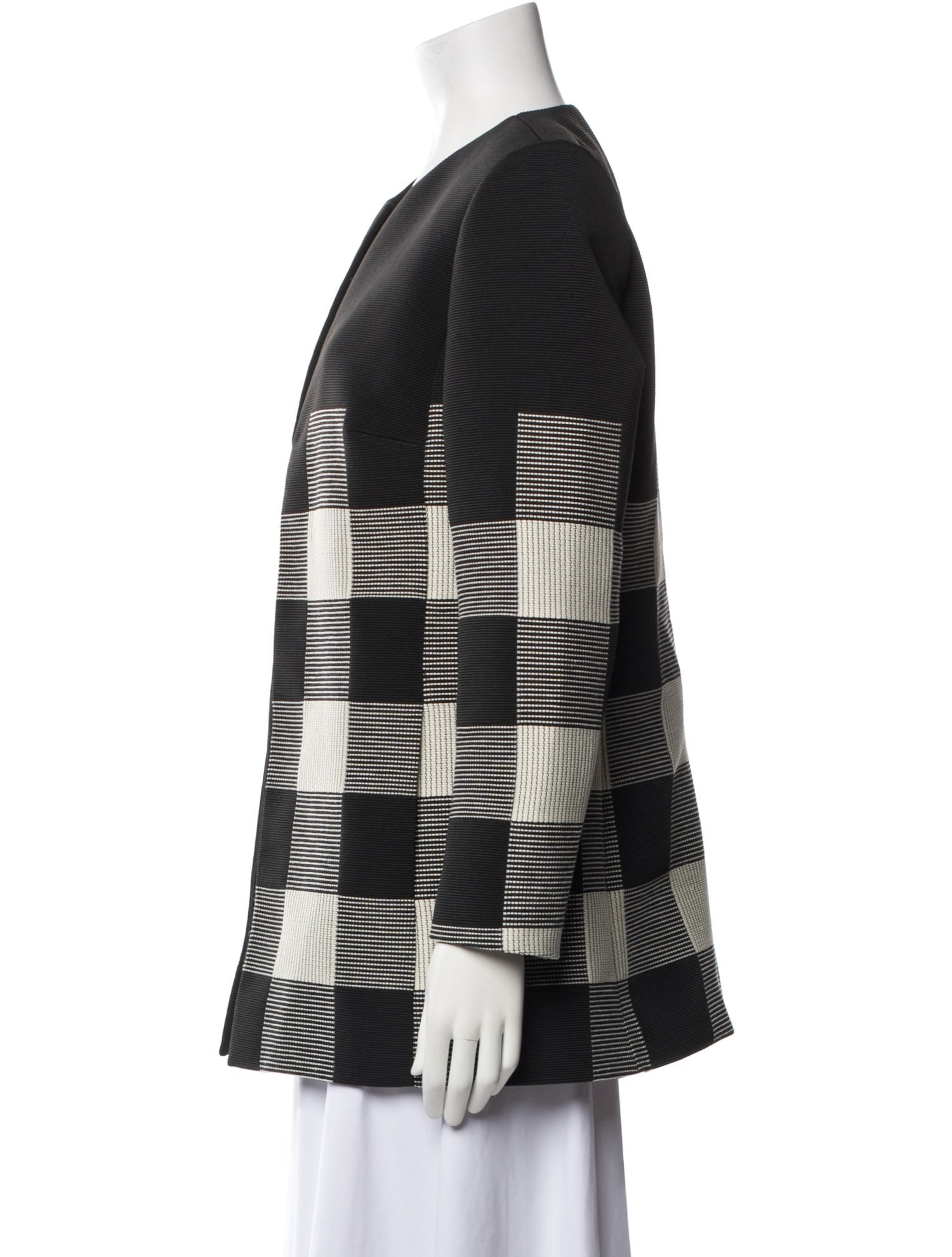 Lafayette 148 Plaid Print Jacket