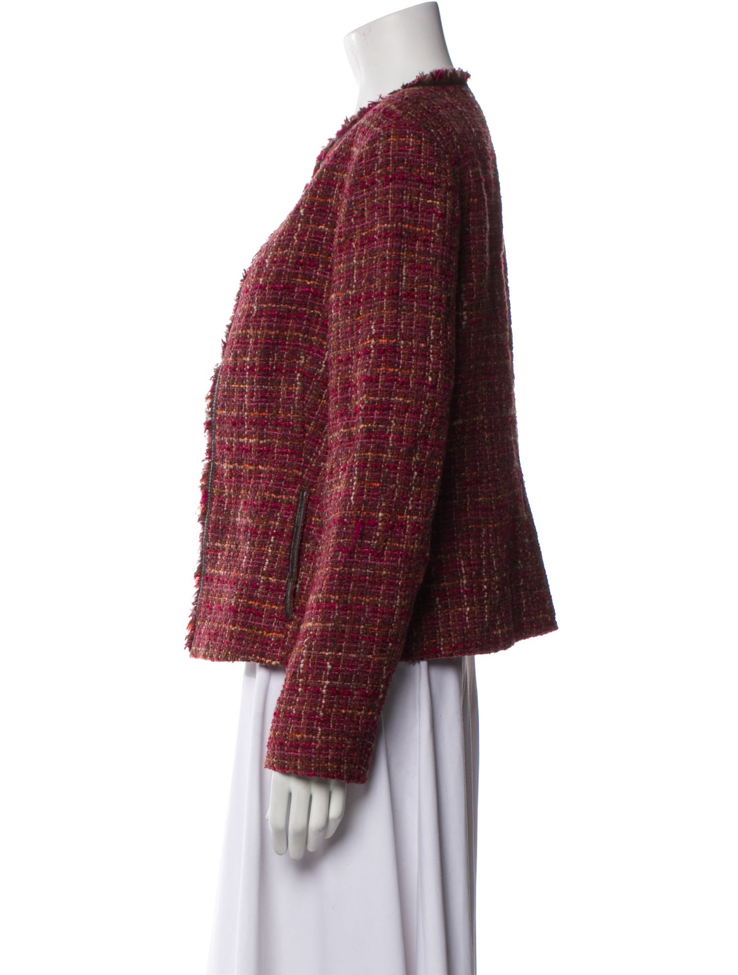 Lafayette 148 Wool Tweed Pattern Jacket