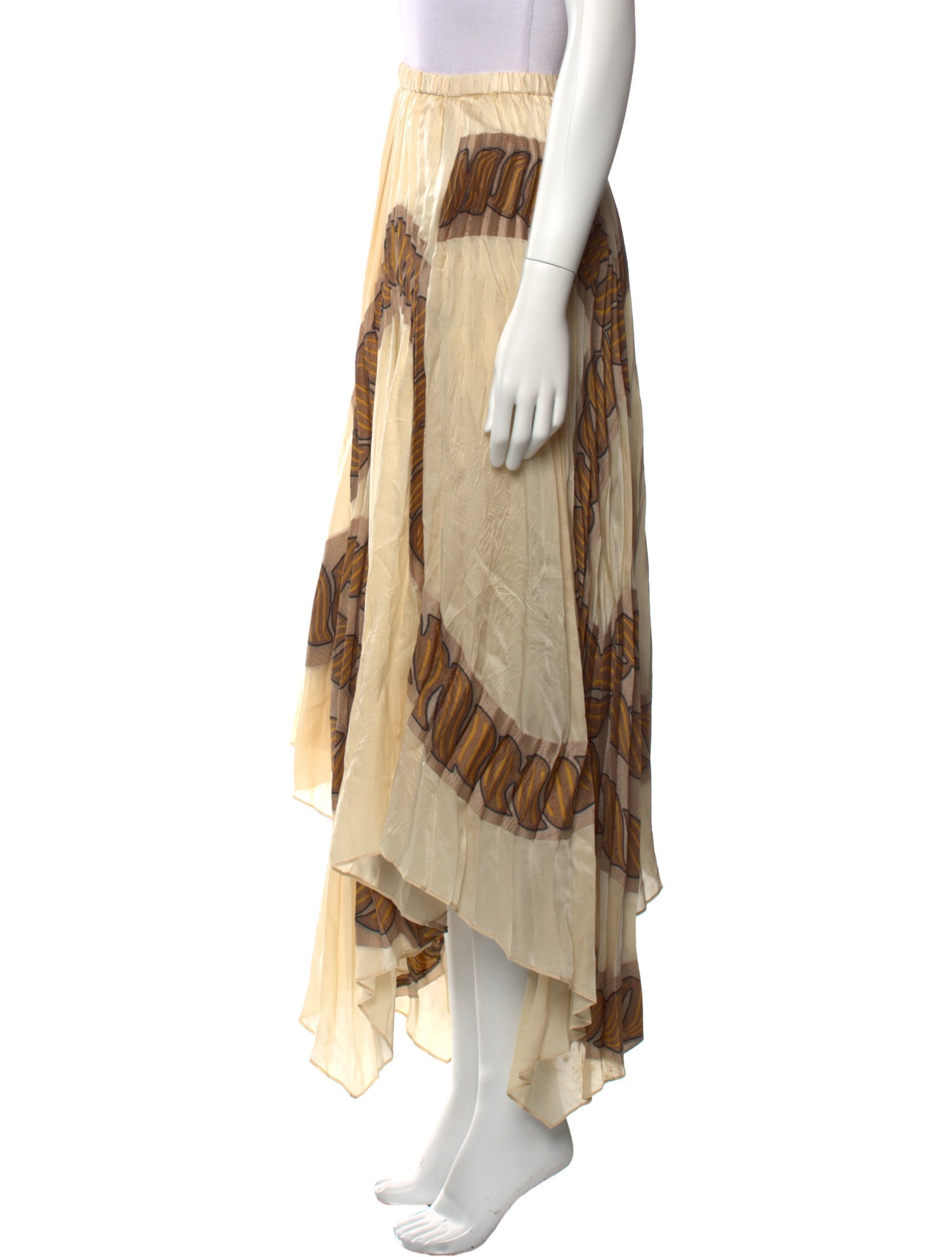 Lafayette 148 Silk Midi Length Skirt