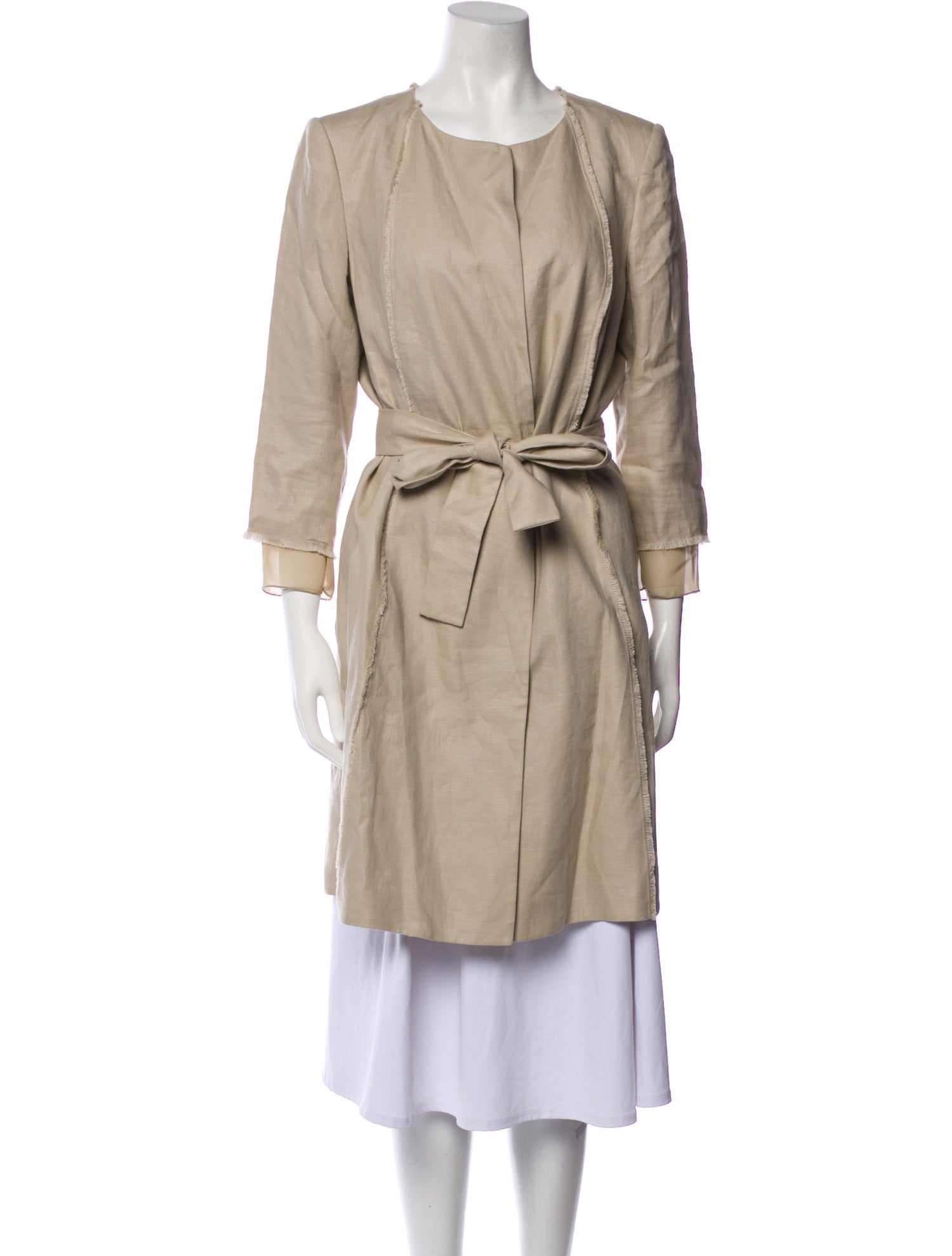 Lafayette 148 Linen Trench Coat w/ Tags