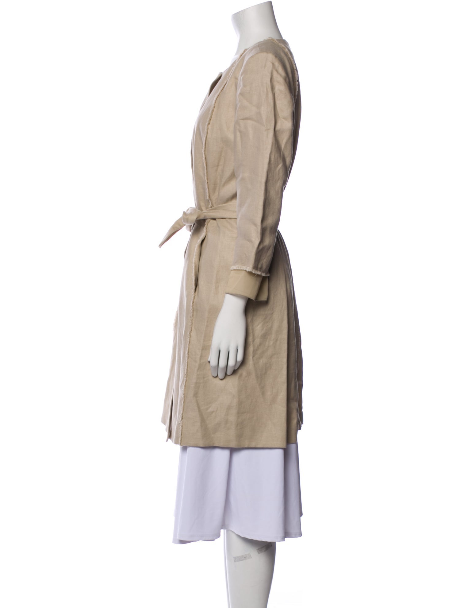Lafayette 148 Linen Trench Coat w/ Tags