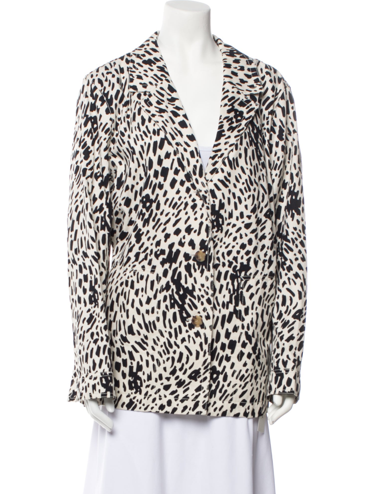 Lafayette 148 Animal Print Coat
