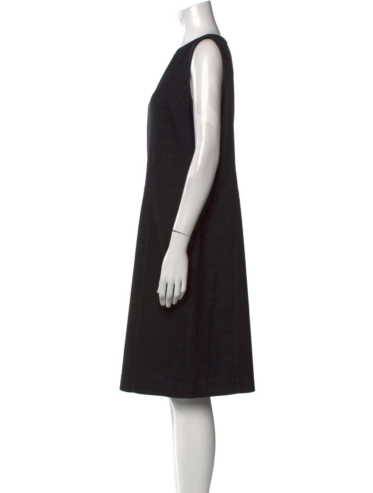 Lafayette 148 Virgin Wool Knee-Length Dress