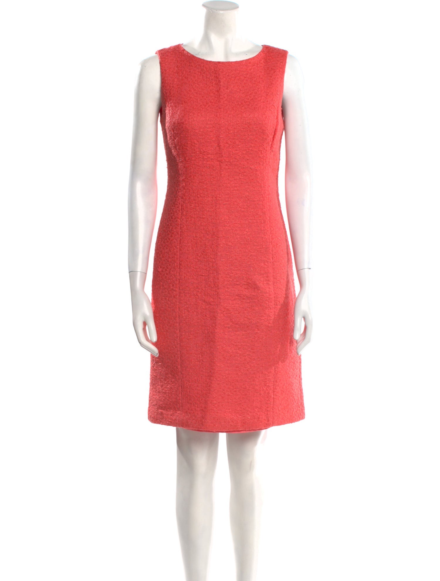 Lafayette 148 Bateau Neckline Mini Dress