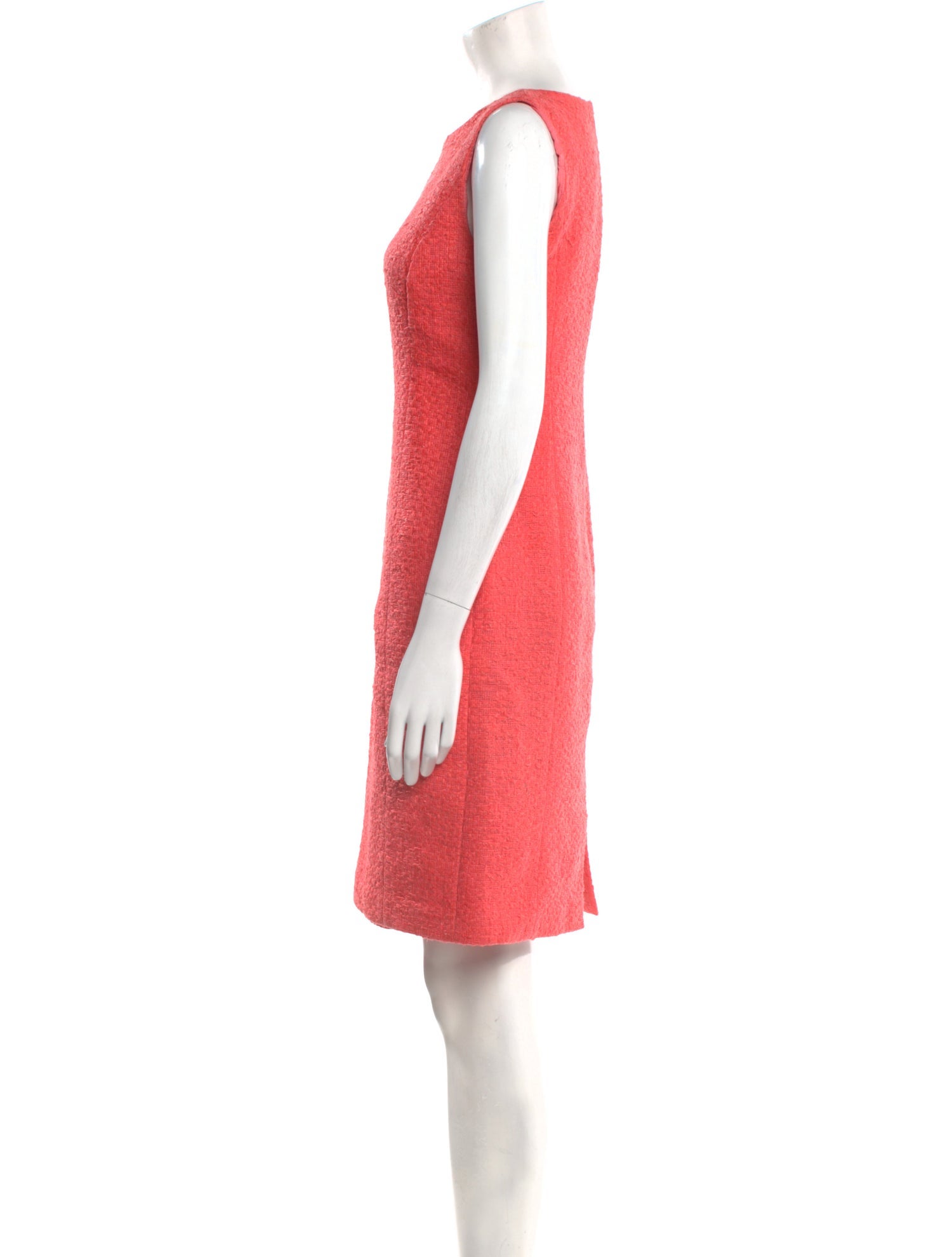 Lafayette 148 Bateau Neckline Mini Dress