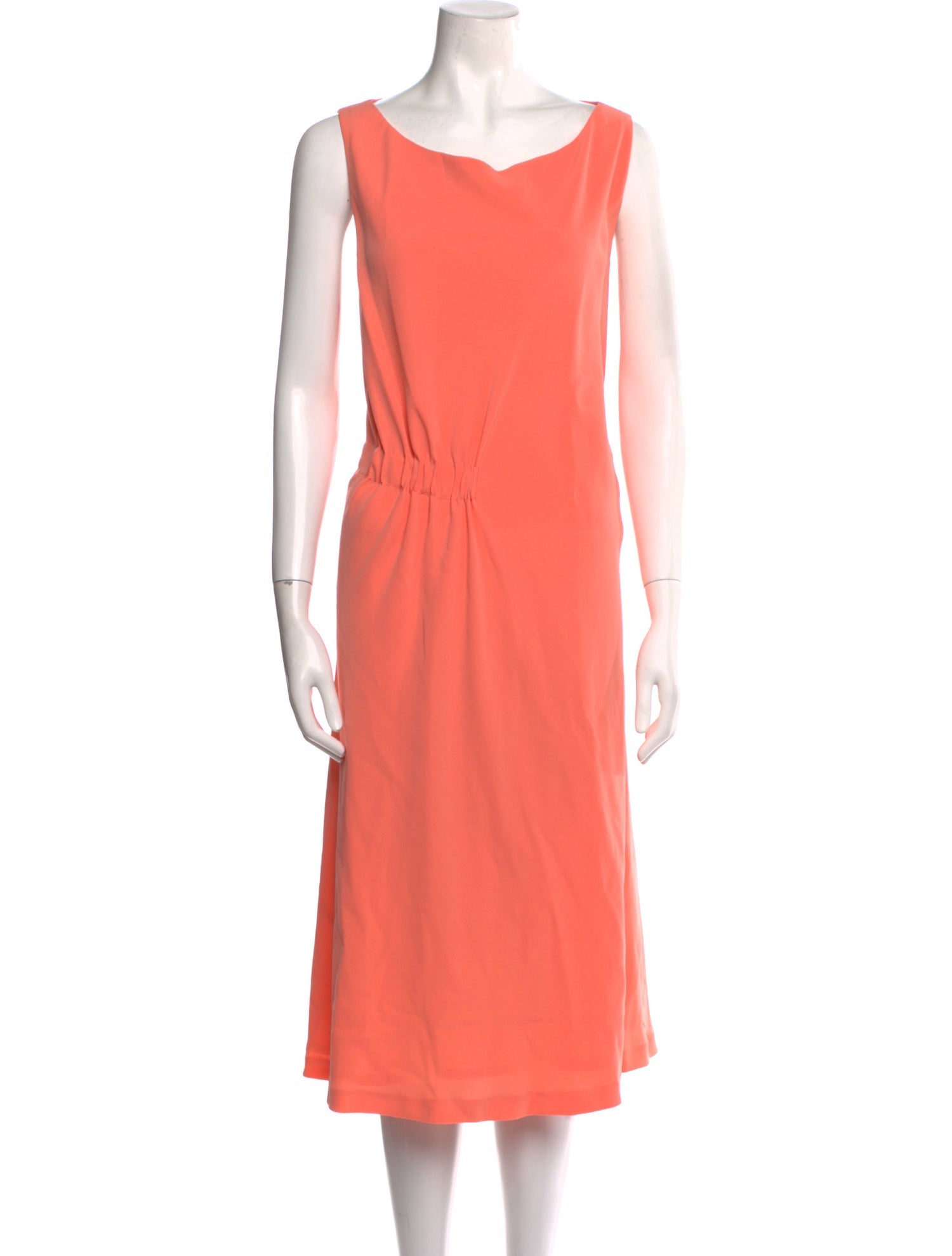 Lafayette 148 Cowl Neck Midi Length Dress