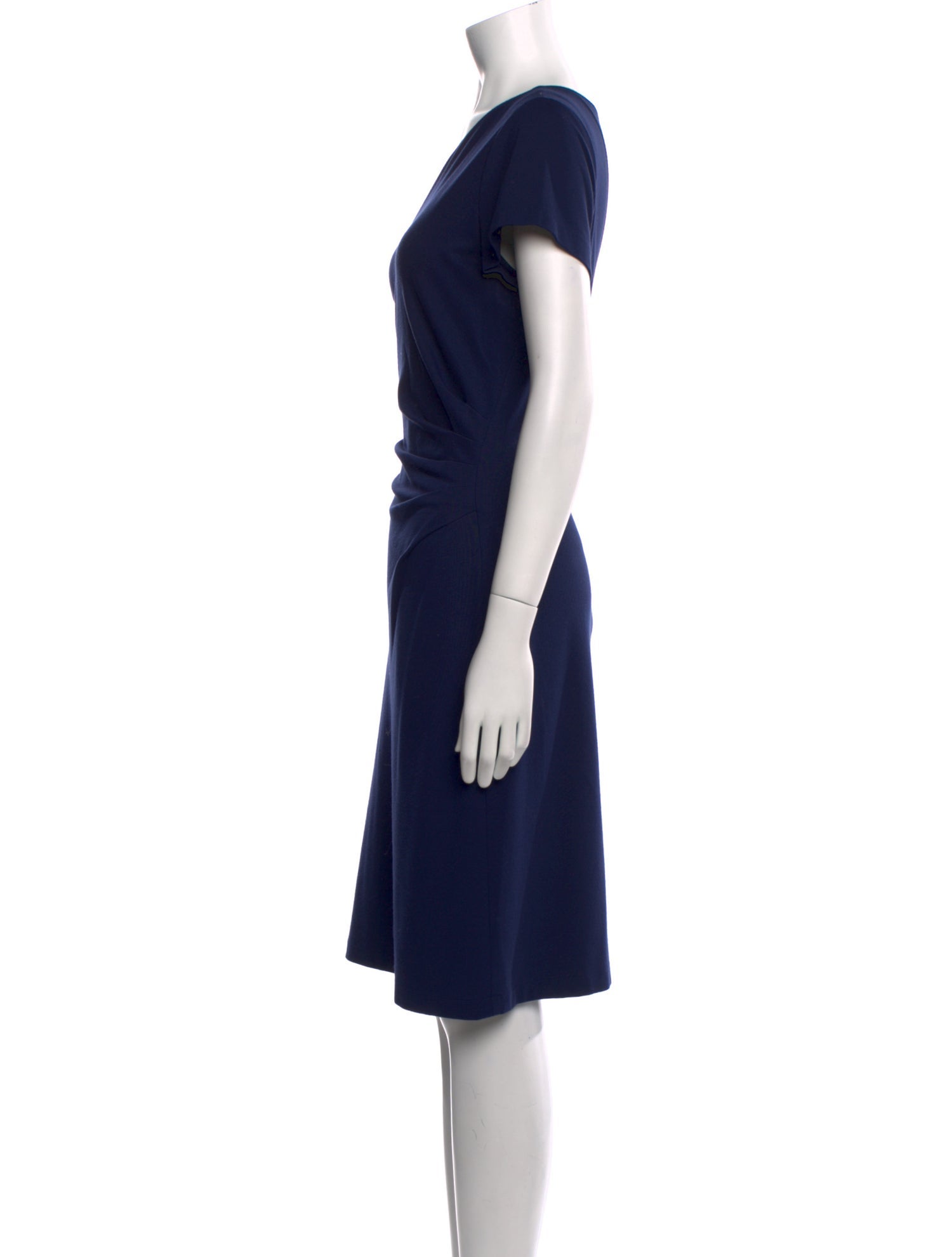 Lafayette 148 Bateau Neckline Knee-Length Dress