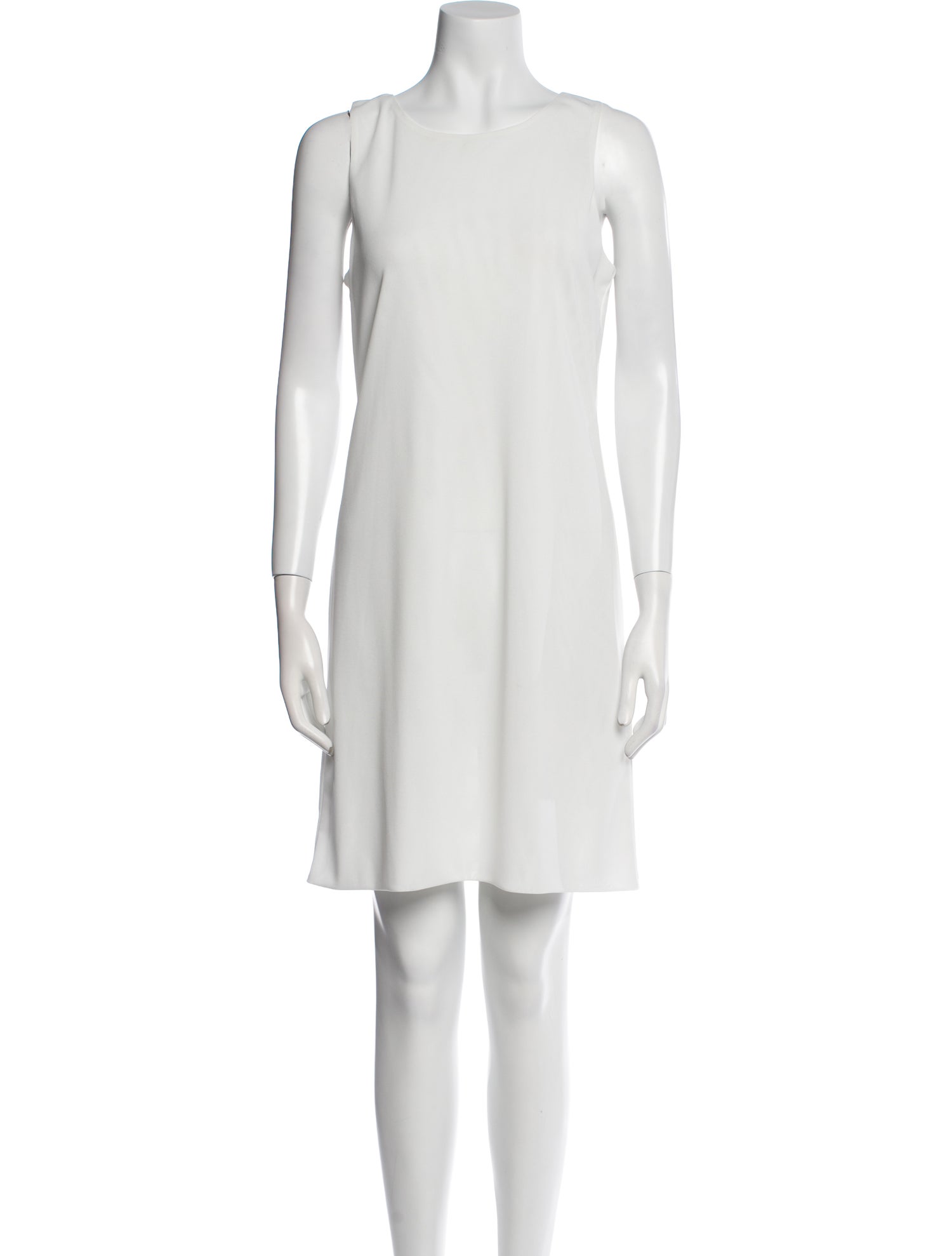 Lafayette 148 Bateau Neckline Mini Dress