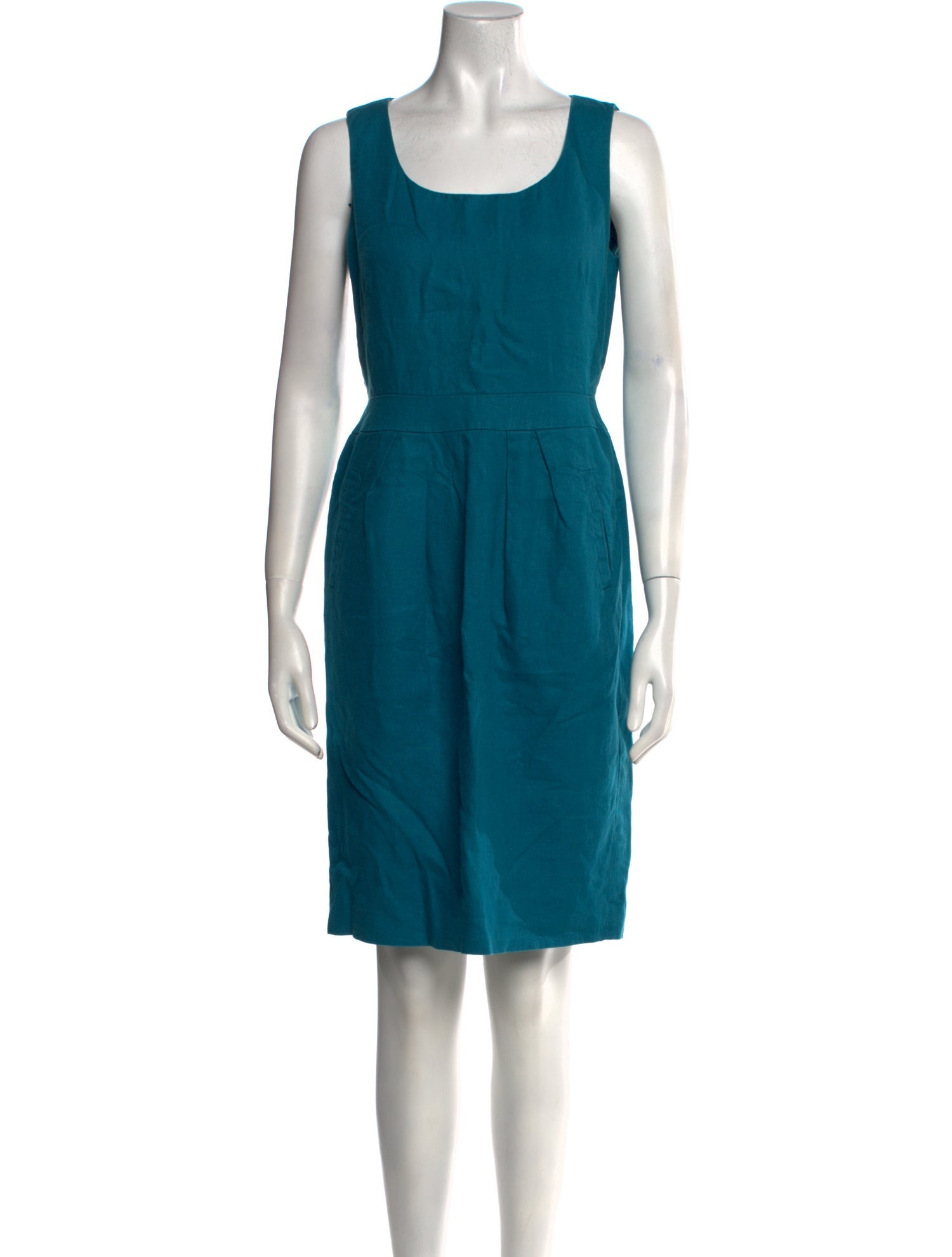 Lafayette 148 Linen Knee-Length Dress