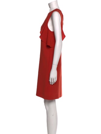 Lafayette 148 Crew Neck Mini Dress