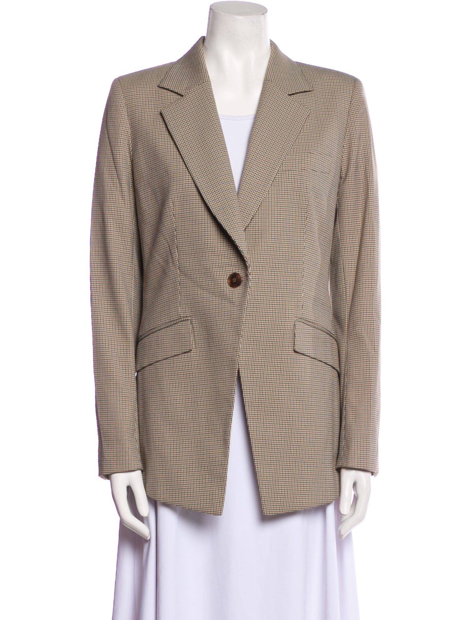 Lafayette 148 Plaid Print Blazer