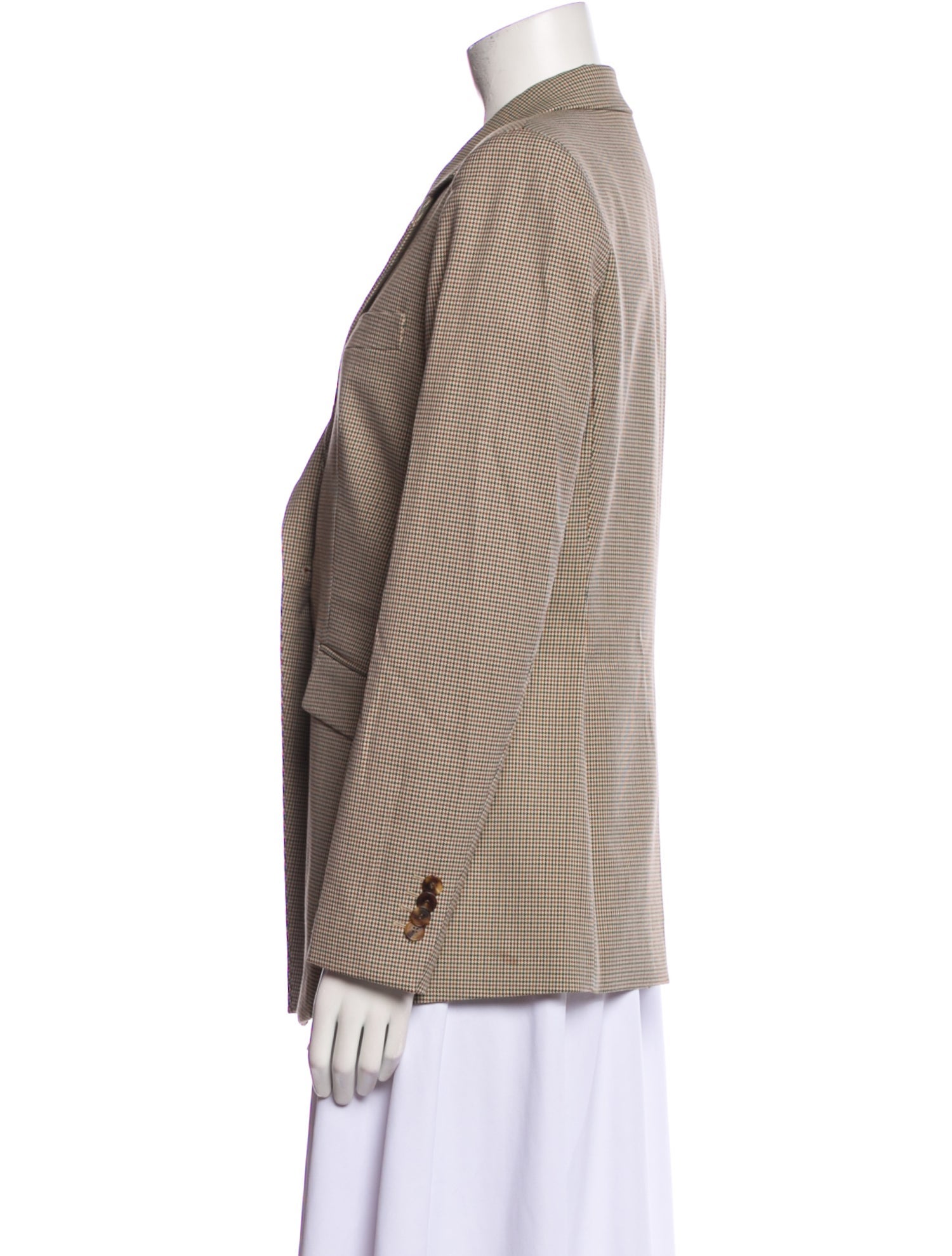 Lafayette 148 Plaid Print Blazer