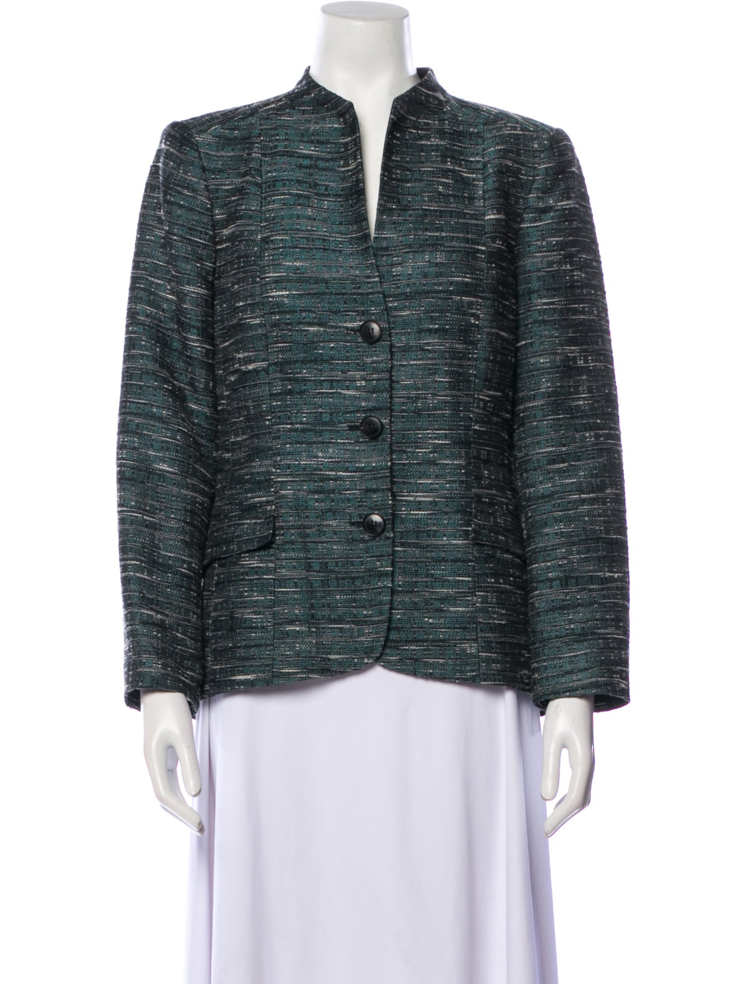 Lafayette 148 Tweed Pattern Evening Jacket