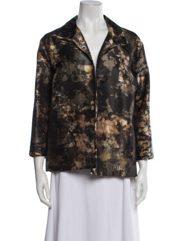 Lafayette 148 Jackets Colorblock Pattern Evening Jacket M