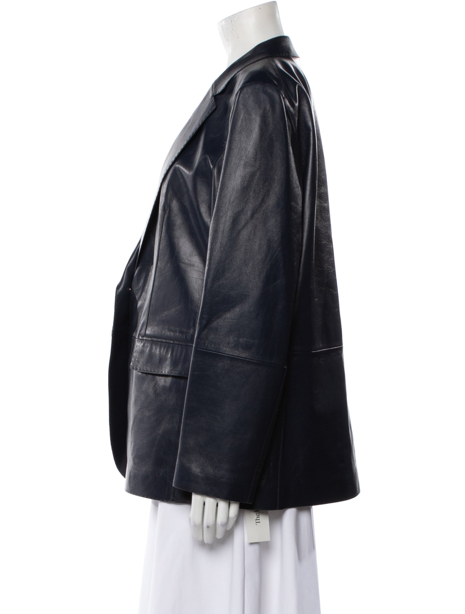 Lafayette 148 Leather Blazer