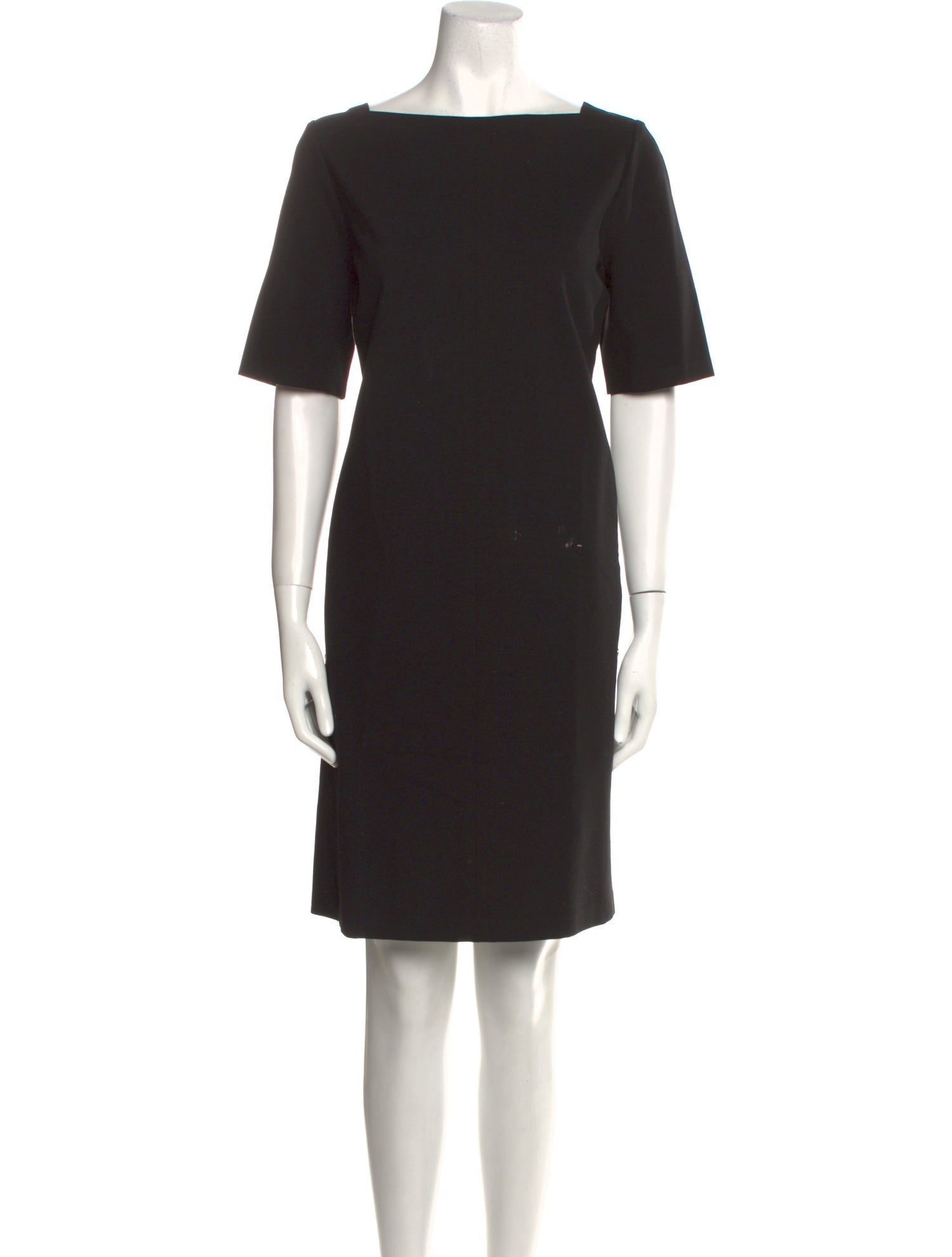 Lafayette 148 Bateau Neckline Knee-Length Dress