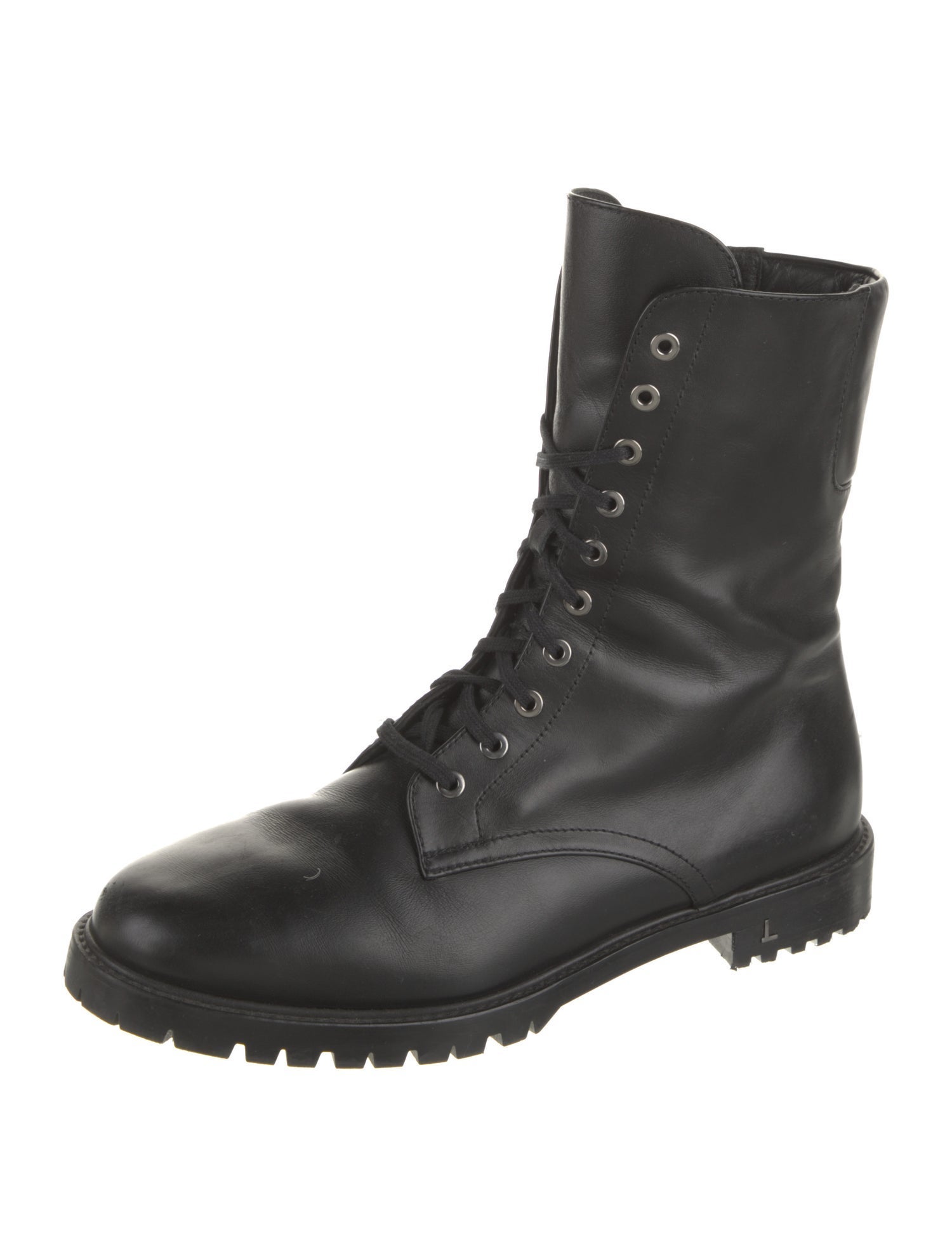 Lafayette 148 Leather Combat Boots