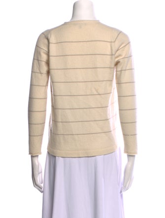 Lafayette 148 Cashmere Striped Sweater