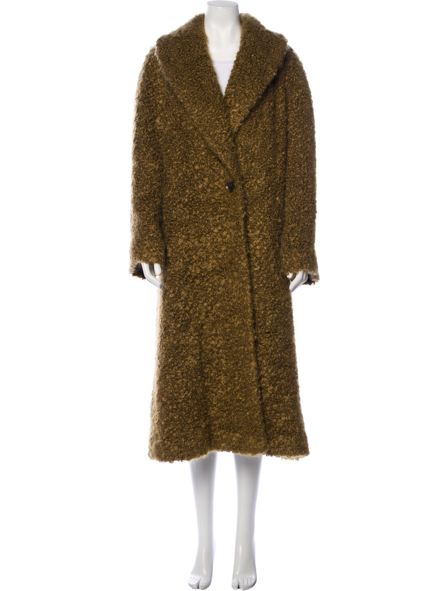 Lafayette 148 Mohair Faux Fur Coat