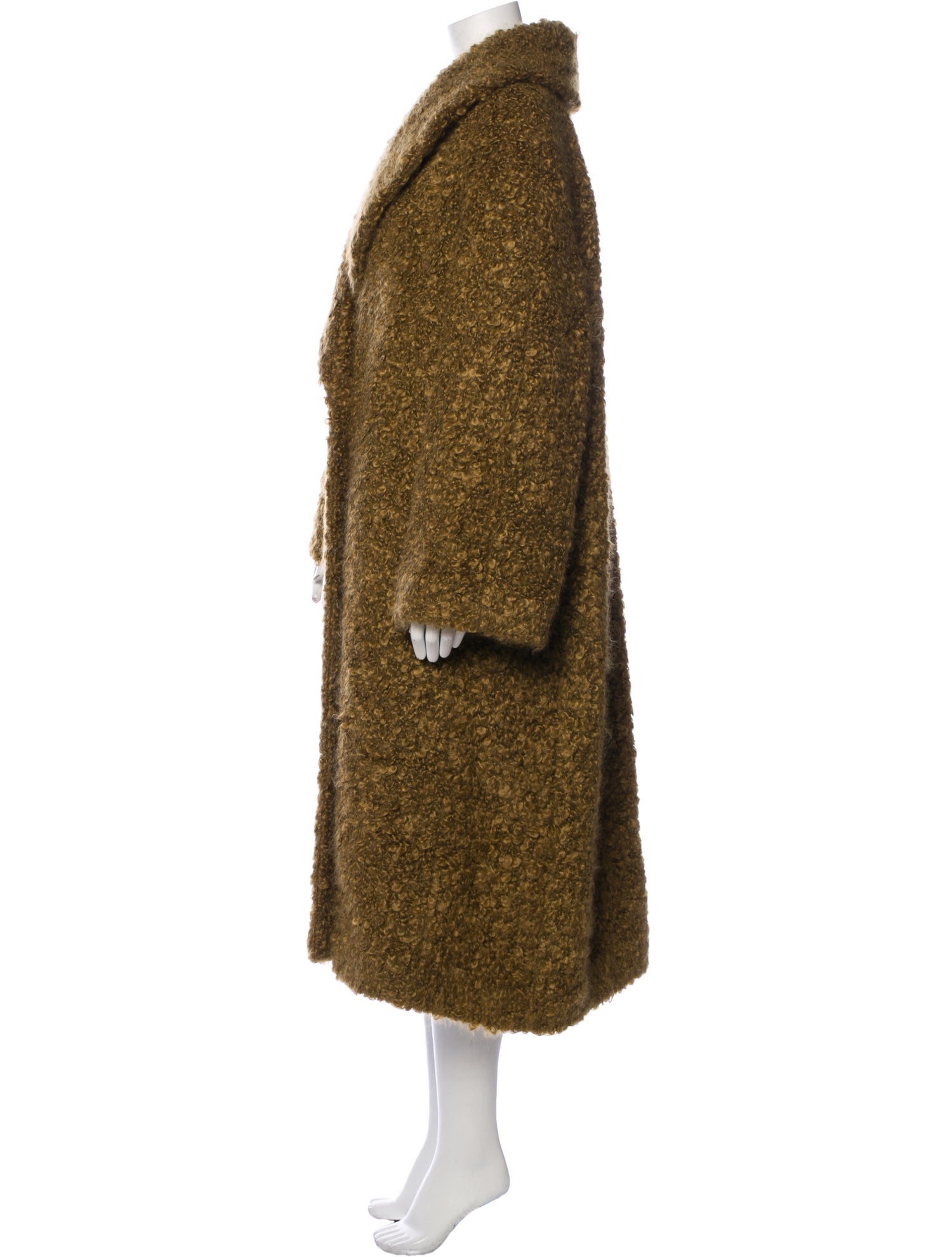 Lafayette 148 Mohair Faux Fur Coat
