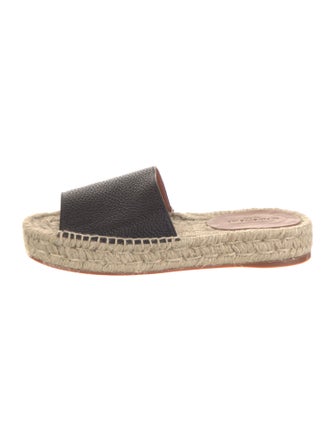 Lafayette 148 Leather Colorblock Pattern Espadrilles