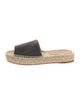 Lafayette 148 Leather Colorblock Pattern Espadrilles