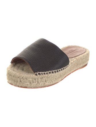 Lafayette 148 Leather Colorblock Pattern Espadrilles