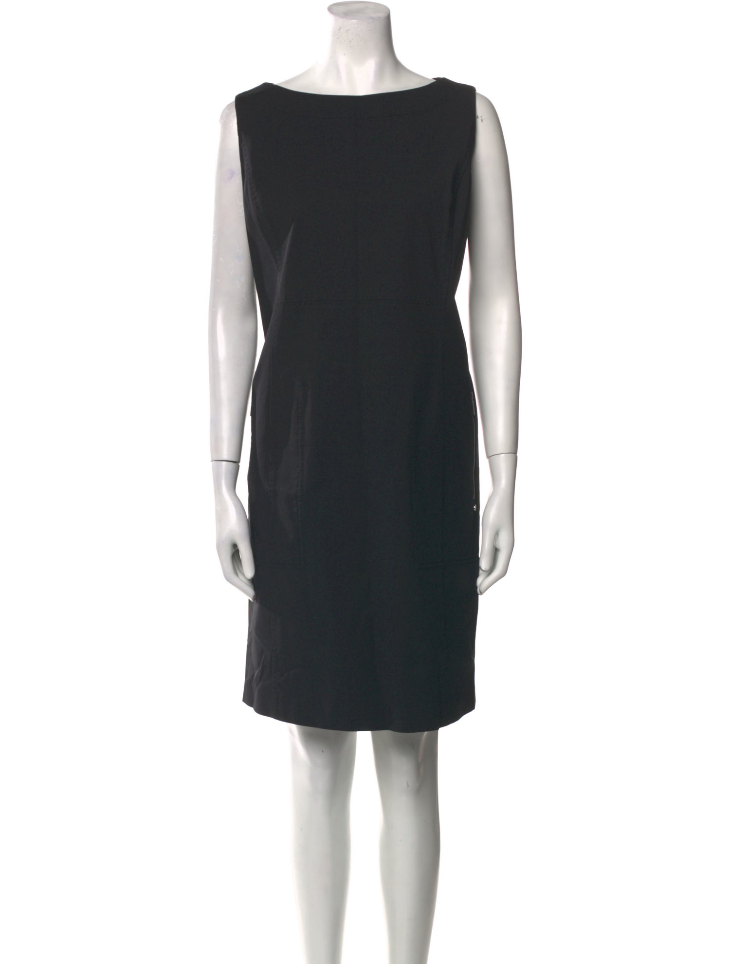 Lafayette 148 Bateau Neckline Mini Dress