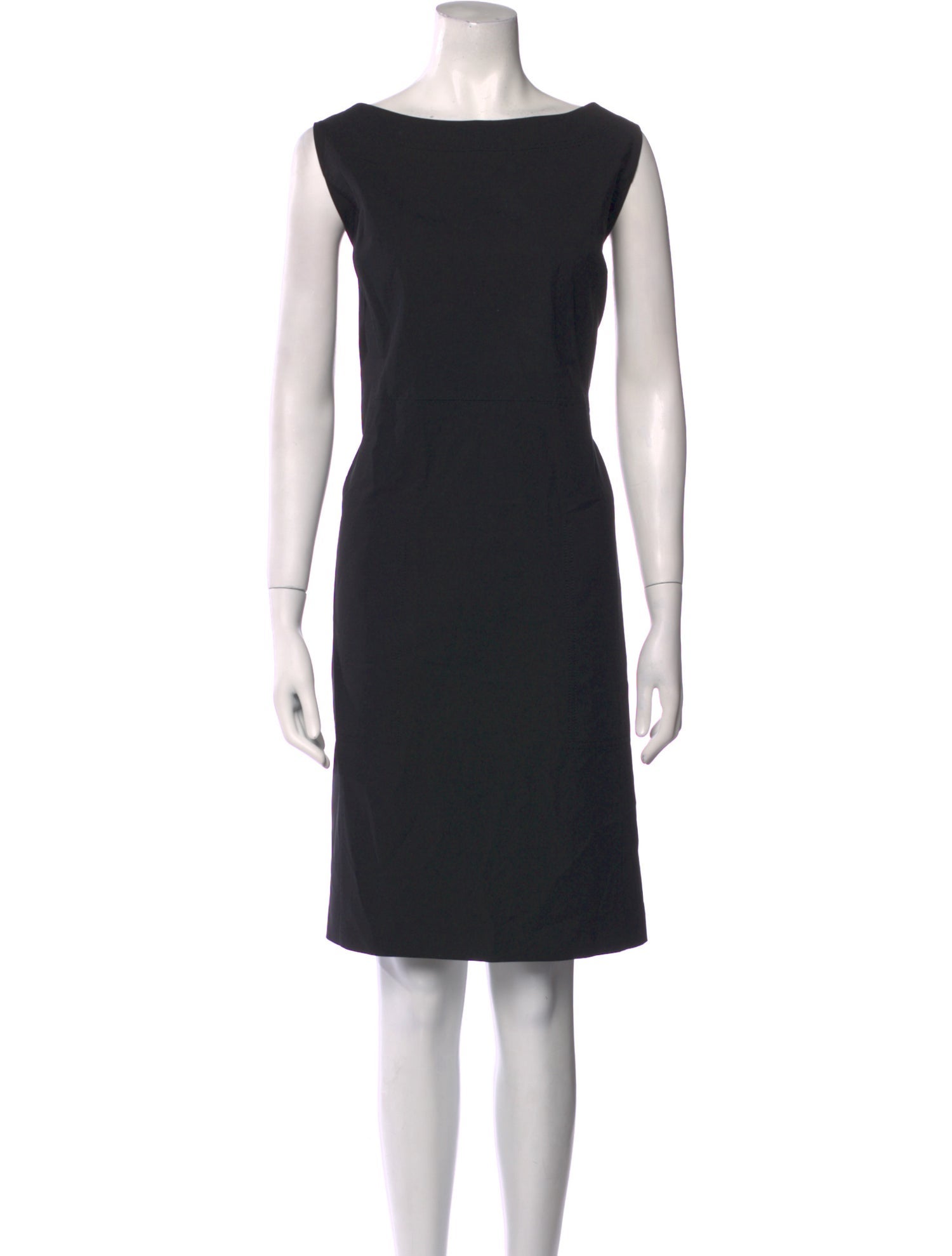 Lafayette 148 Bateau Neckline Knee-Length Dress