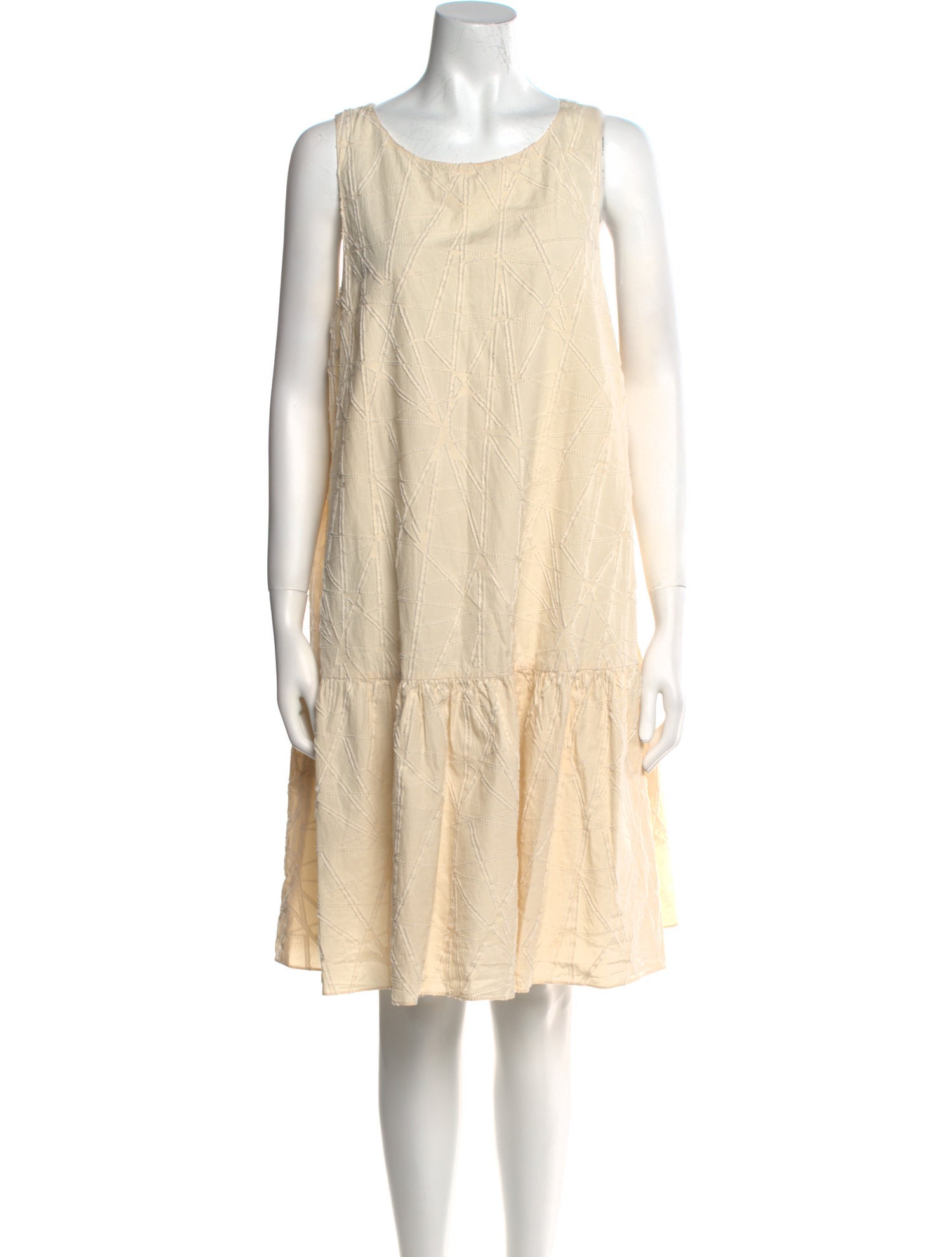 Lafayette 148 Scoop Neck Knee-Length Dress