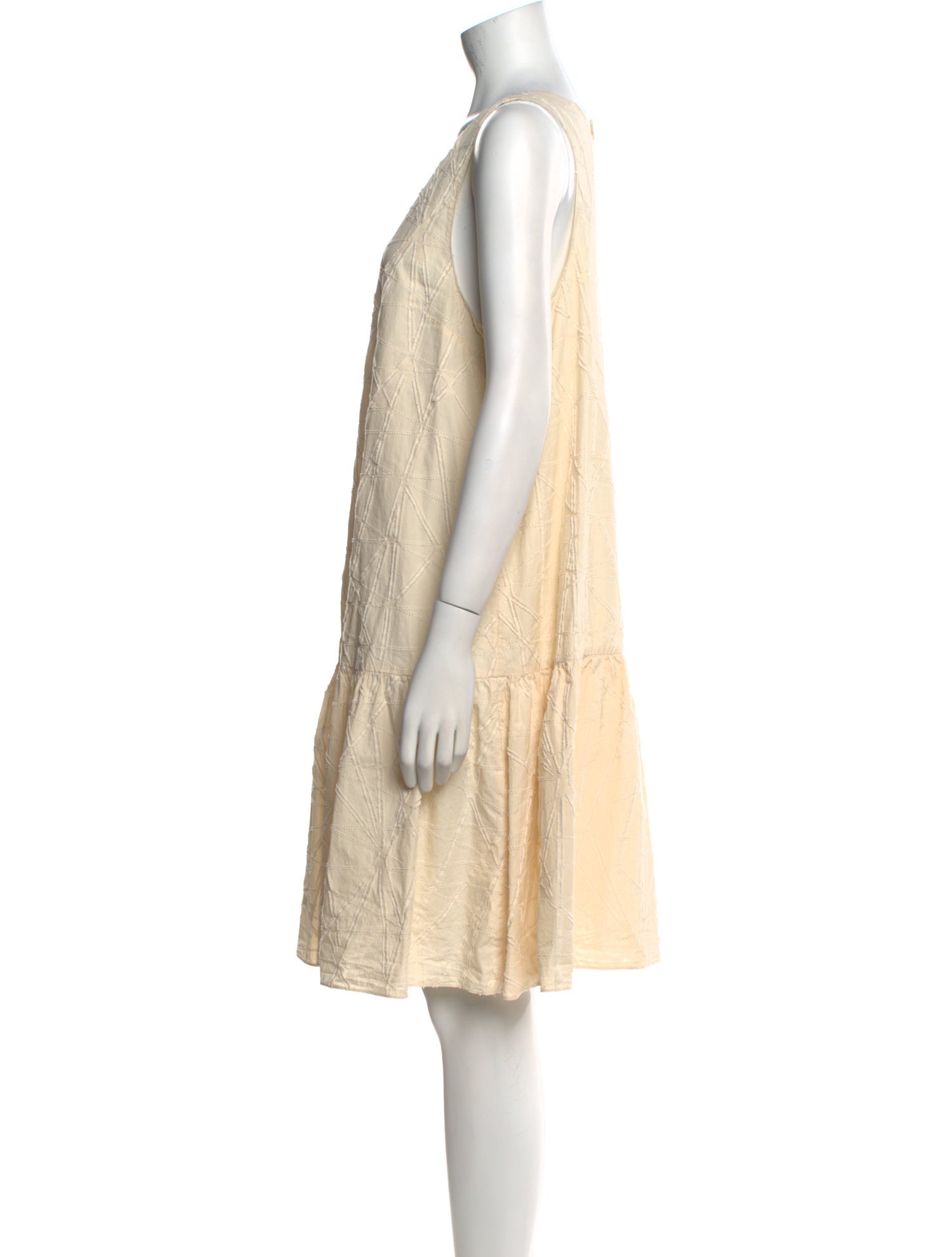 Lafayette 148 Scoop Neck Knee-Length Dress