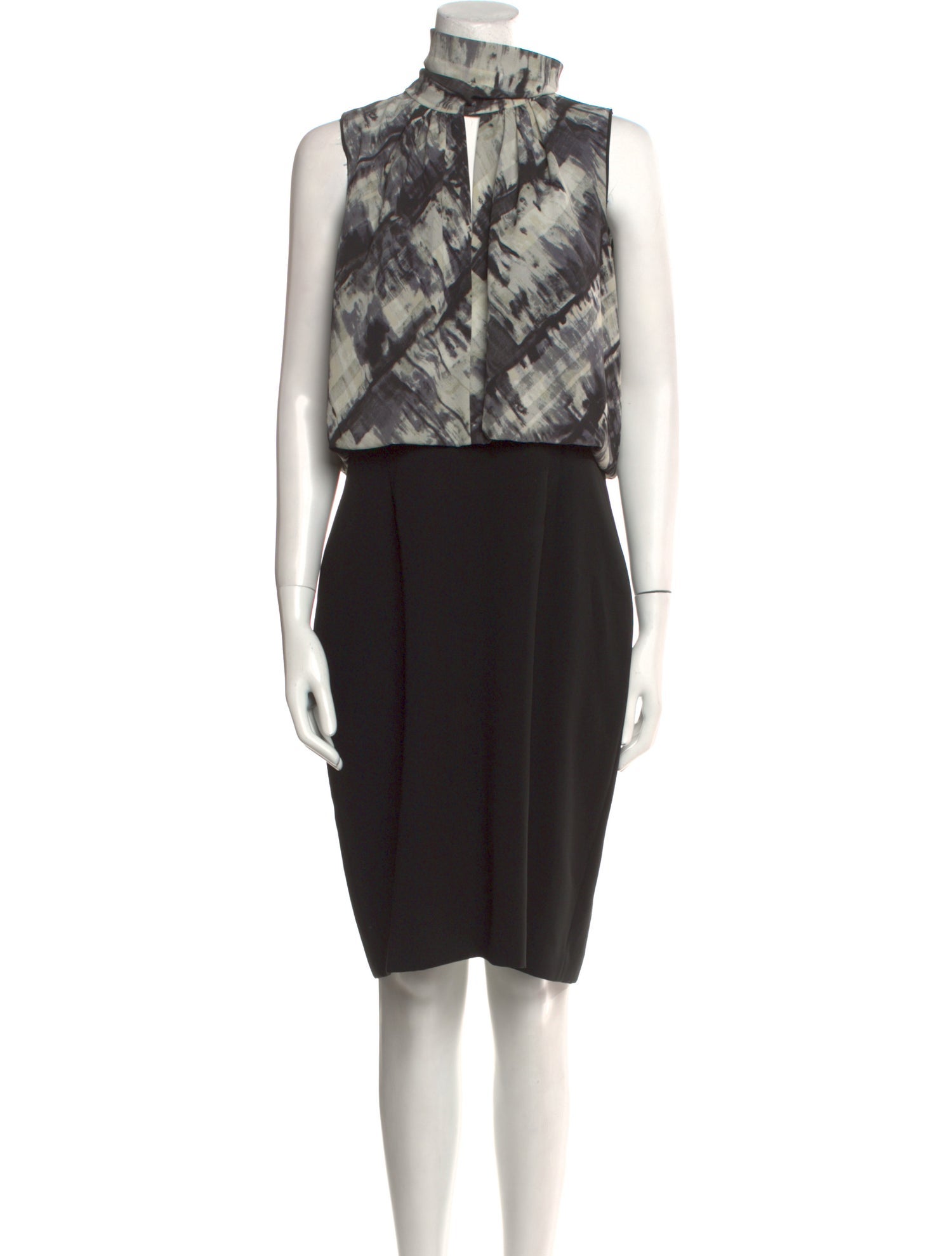 Lafayette 148 Printed Knee-Length Dress