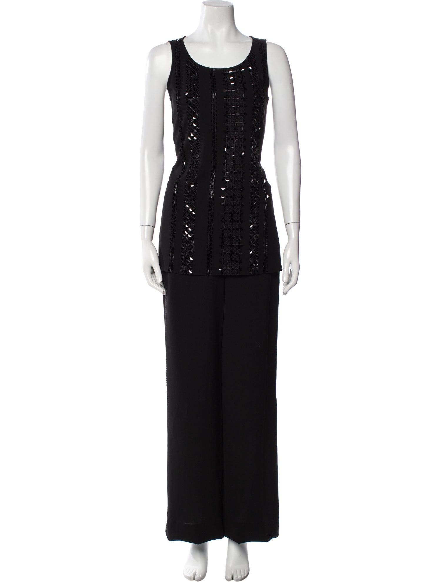 Lafayette 148 Sequin Embellishments Pant Set