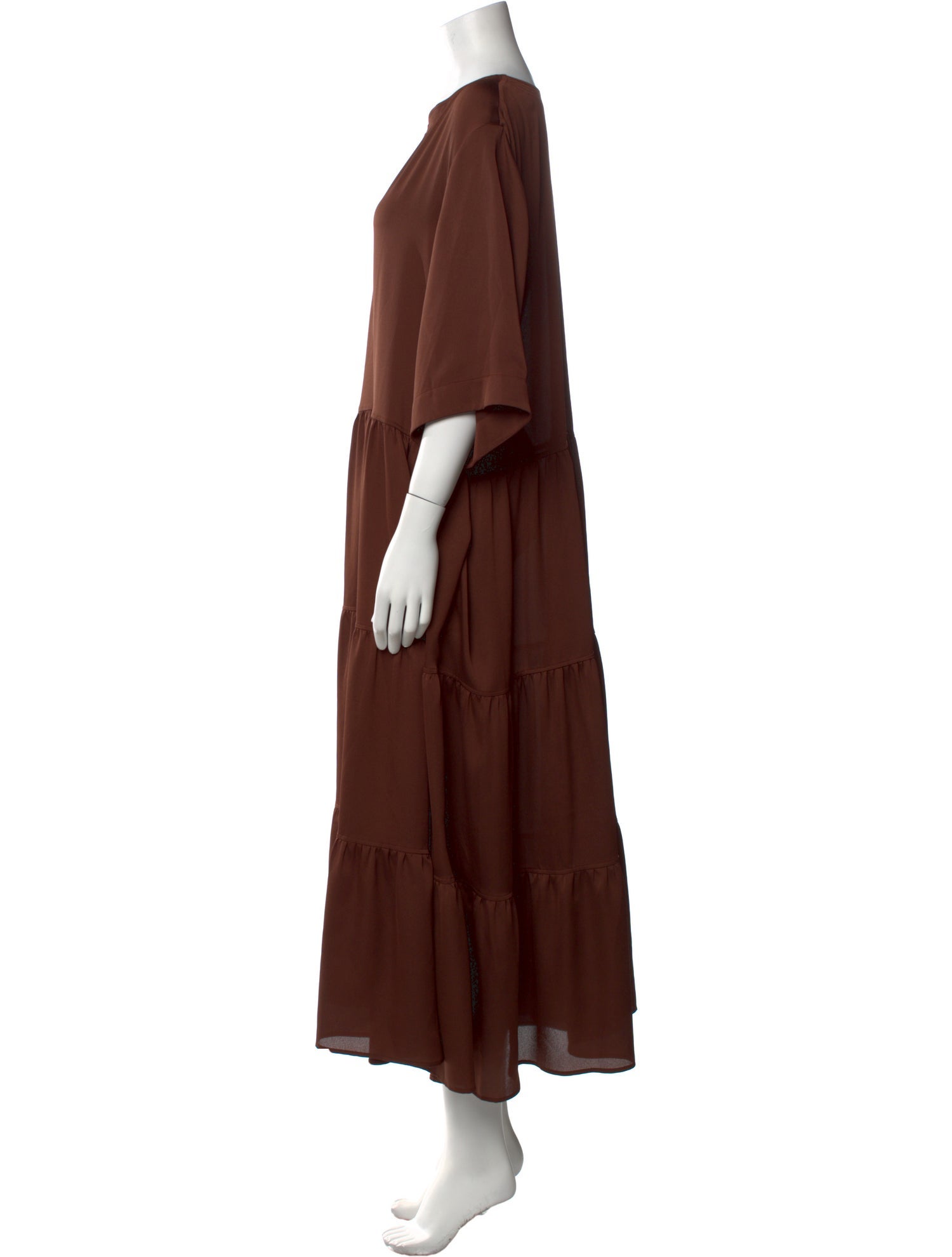 Lafayette 148 V-Neck Long Dress