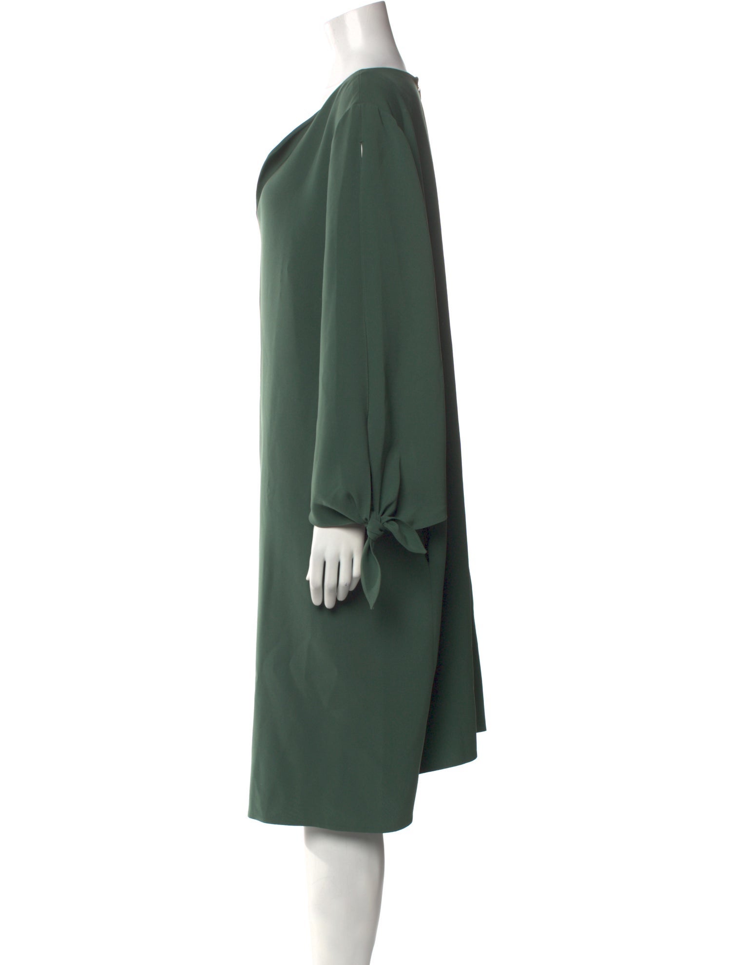 Lafayette 148 V-Neck Midi Length Dress