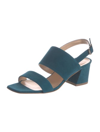 Lafayette 148 Suede Slingback Sandals