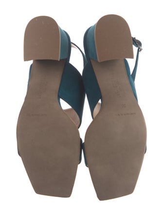 Lafayette 148 Suede Slingback Sandals