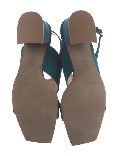Lafayette 148 Suede Slingback Sandals