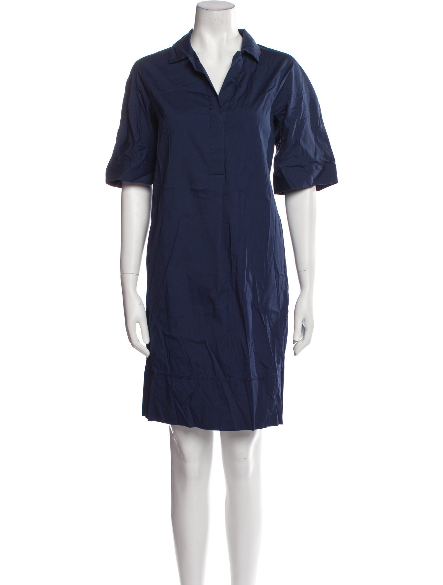 Lafayette 148 V-Neck Knee-Length Dress