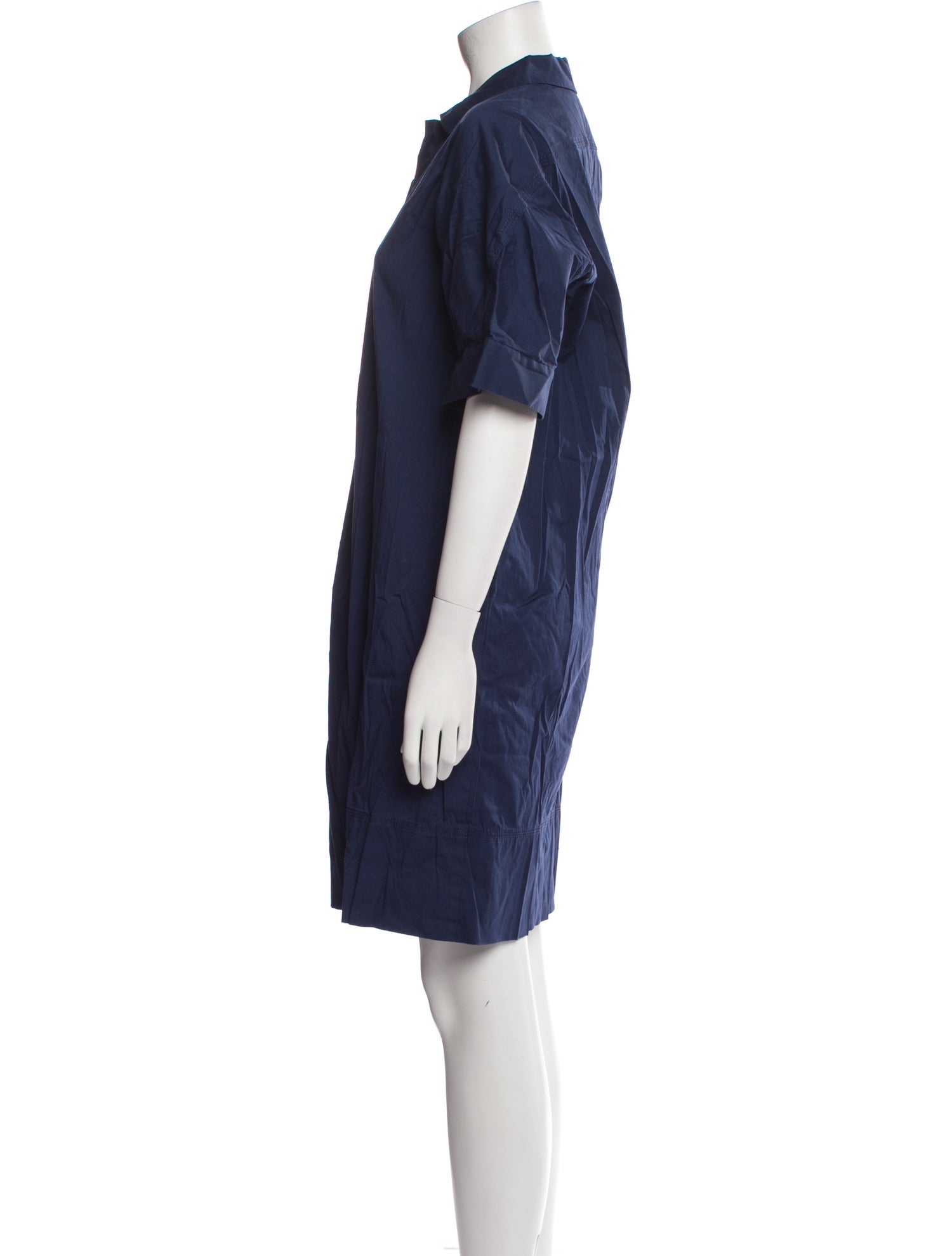 Lafayette 148 V-Neck Knee-Length Dress