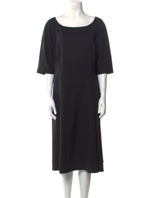 Lafayette 148 Virgin Wool Midi Length Dress