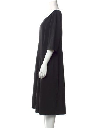 Lafayette 148 Virgin Wool Midi Length Dress