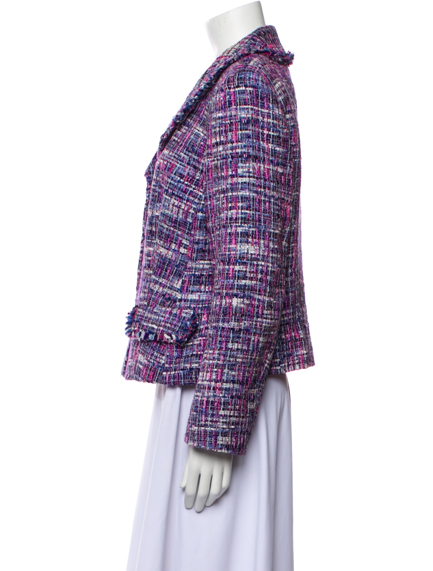 Lafayette 148 Tweed Pattern Blazer