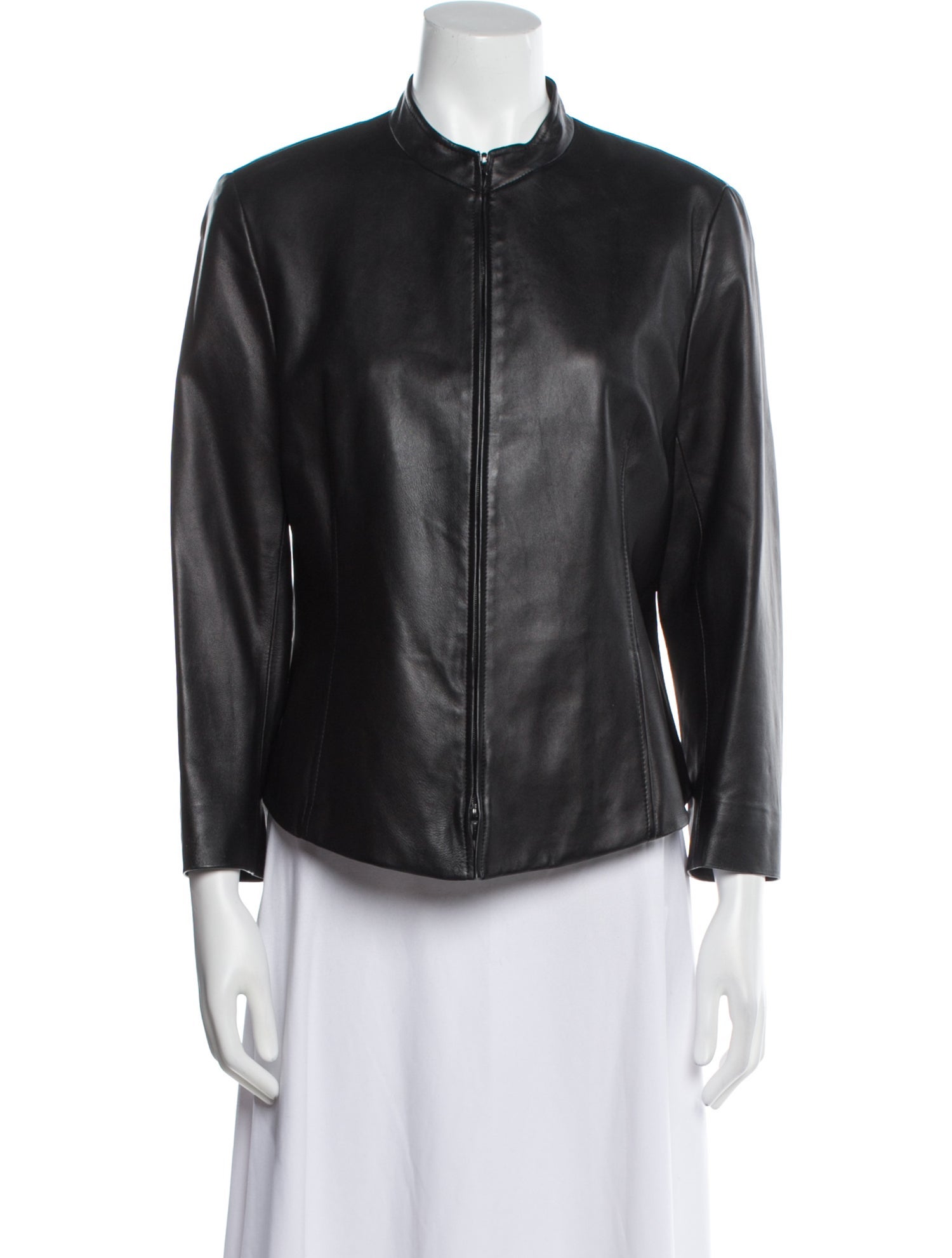 Lafayette 148 Leather Biker Jacket
