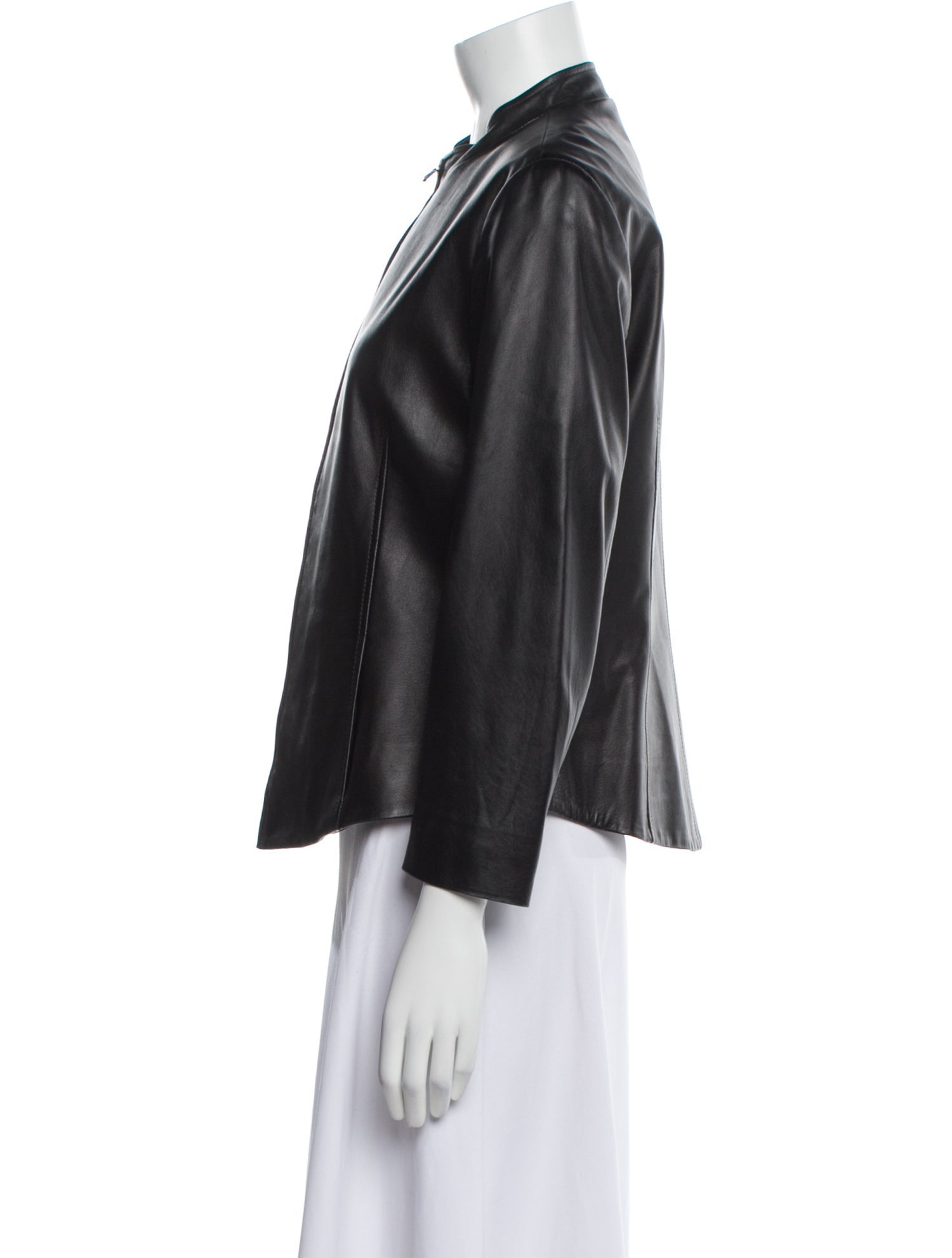 Lafayette 148 Leather Biker Jacket