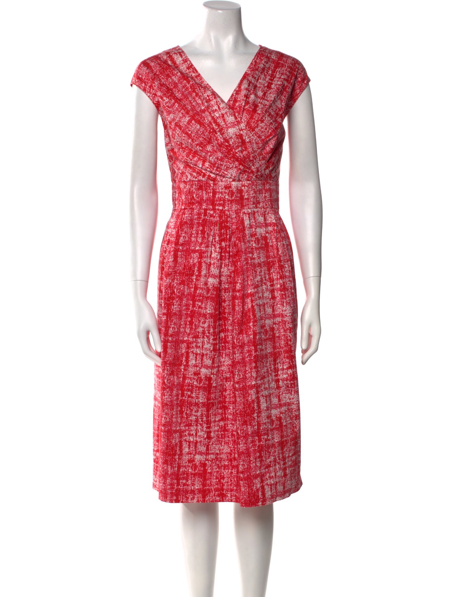 Lafayette 148 Printed Knee-Length Dress