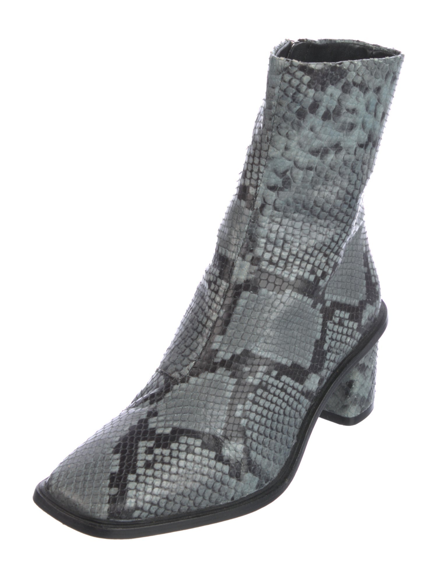 Lafayette 148 Leather Animal Print Boots