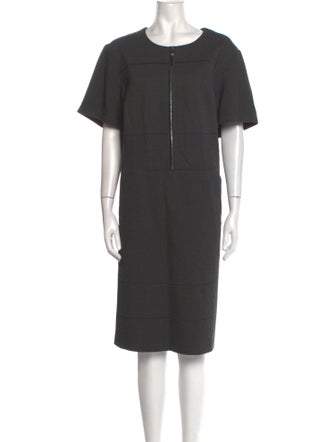Lafayette 148 Crew Neck Knee-Length Dress